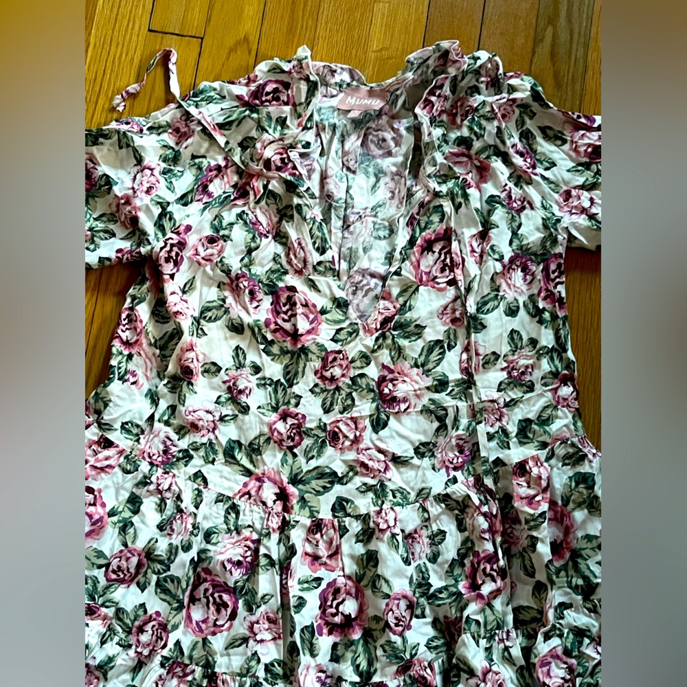 Show me your mumu Floral printed birdie dress in small -euc